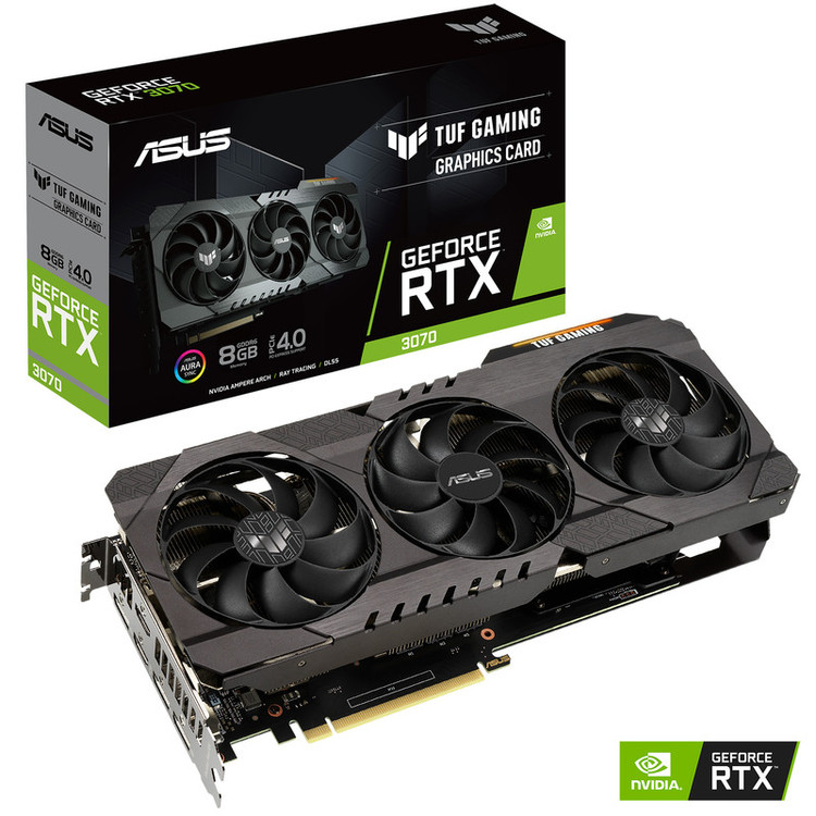 کارت گرافیک ایسوس مدل ASUS-TUF-RTX3070-O8G-GAMING