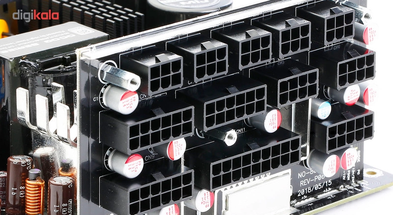 منبع تغذیه کامپیوتر گرین مدل GP1050B-OCDG کارکرده