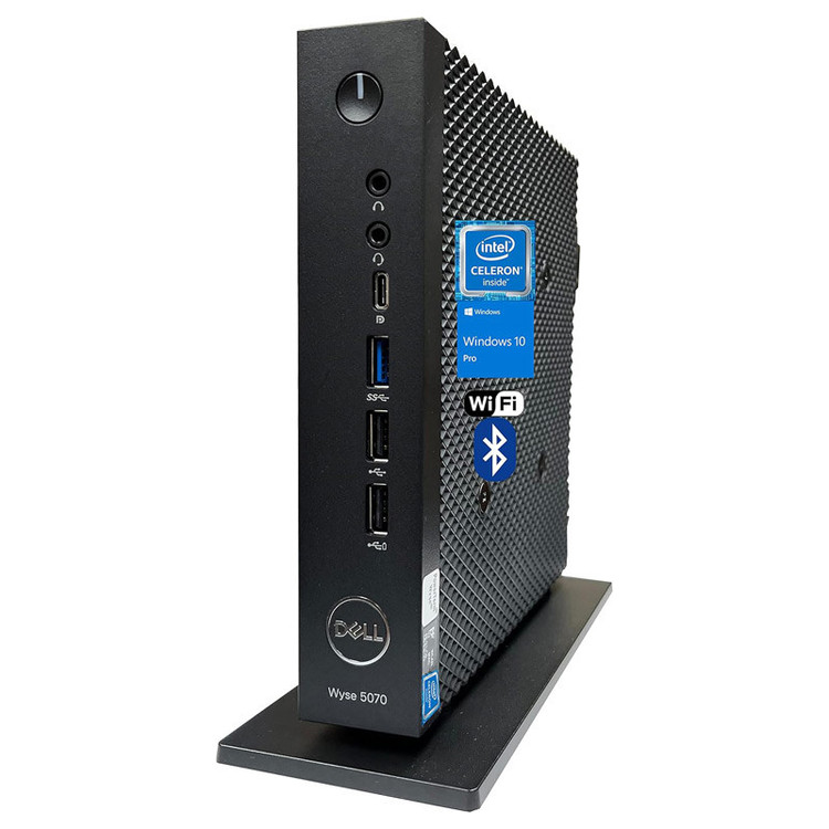 مینی کامپیوتر دل Wyse 5070 با پردازنده Celeron و ۴ گیگابایت رم , ssd 128