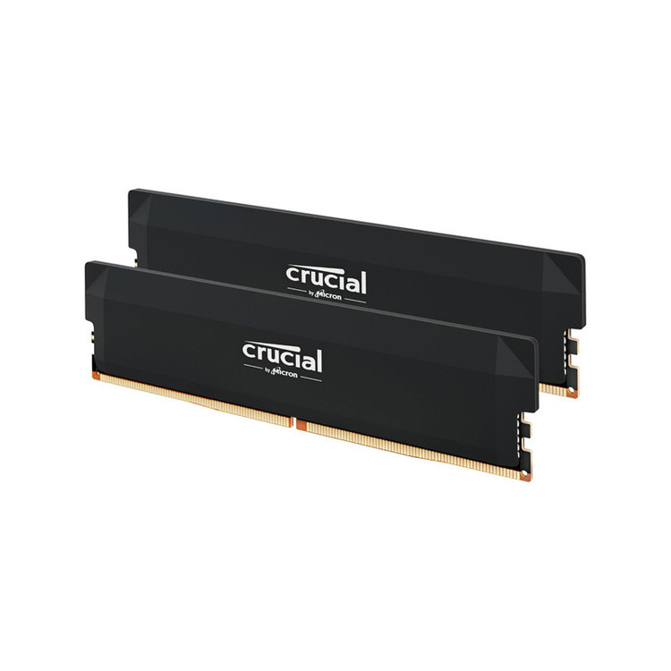 رم دسکتاپ DDR5 دو کاناله 6000 مگاهرتز CL36 کروشیال مدل Pro 32GB OC ظرفیت 32 گیگابایت