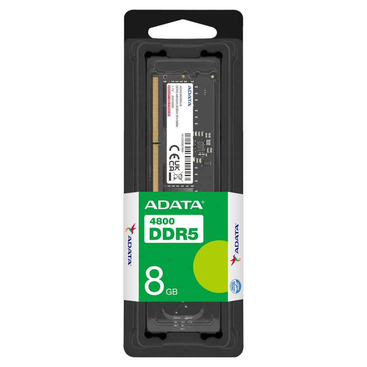 رم لپتاپ DDR5 تک کاناله 4800 مگاهرتز CL40 ای دیتا مدل ADATA Premier ظرفیت 8 گیگابایت