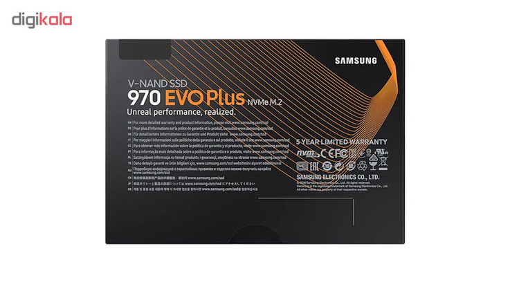 اس اس دی اینترنال سامسونگ مدل 970EVO PLUS ظرفیت 2 ترابایت